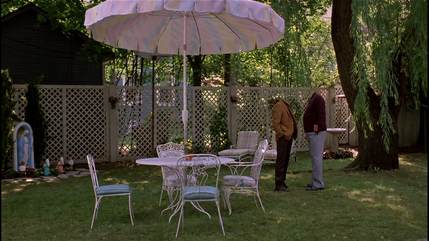 Show 5: a movie or TV scene with its characters removed